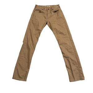Patagonia Iron Clad Mens Organic Cotton Straight Leg Pants Brown 30x34
